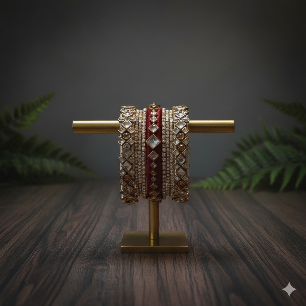 Slik Thread Kara Set - Red