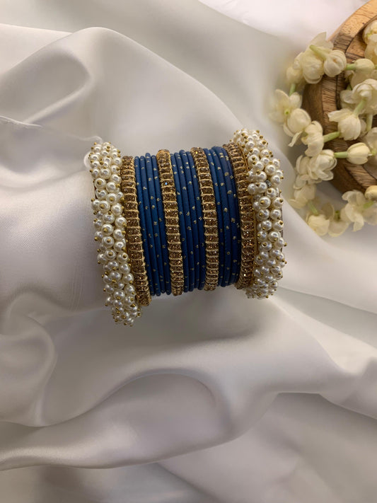 Aurora Pearl Bangles