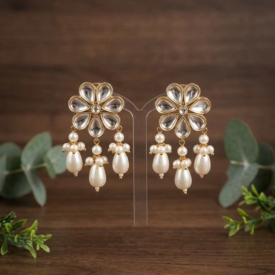 Kundanara Earrings