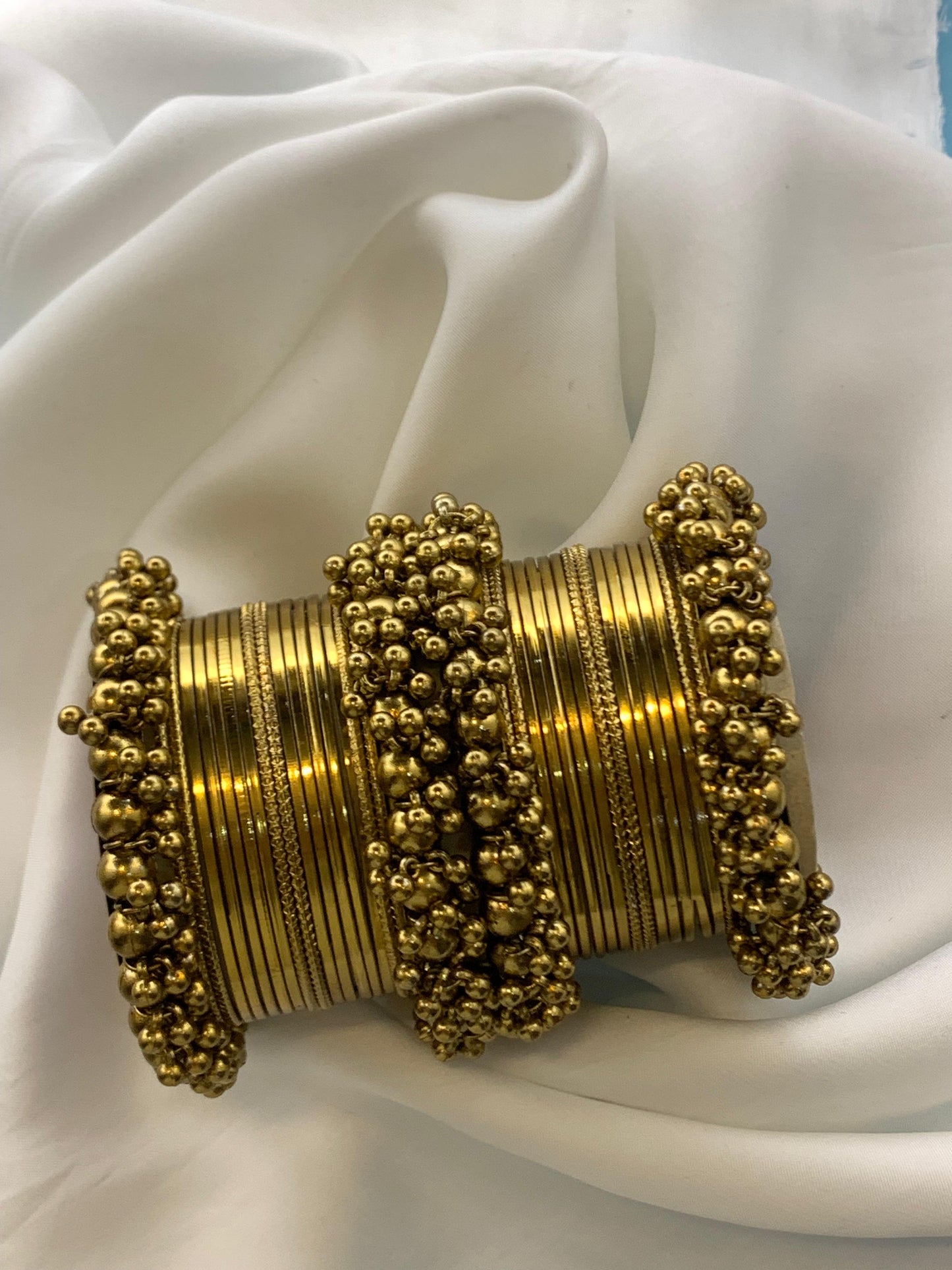 Noorani Charm Bangles - Gold