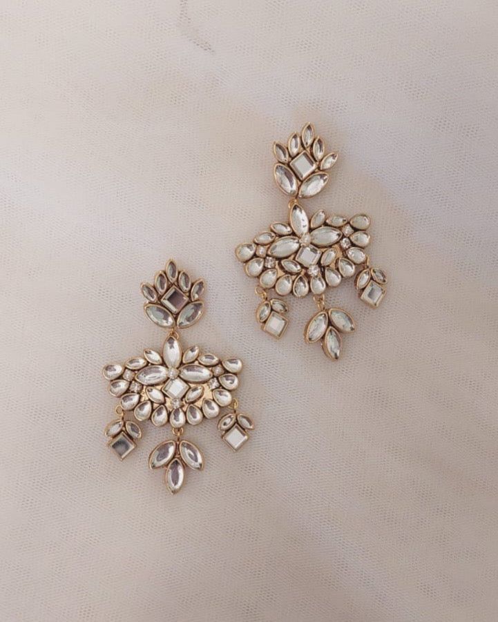 Heritage kundan earrings