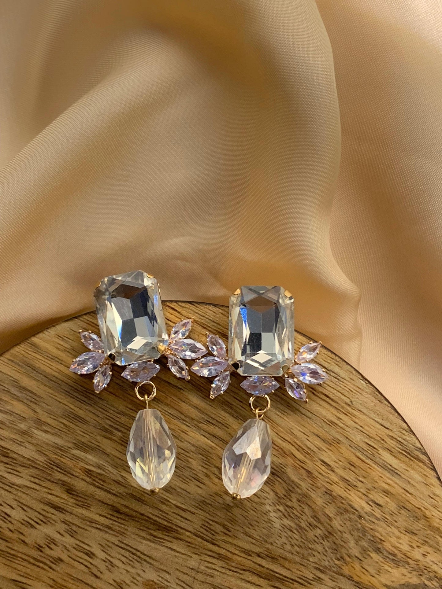 Crystal Stone Earrings