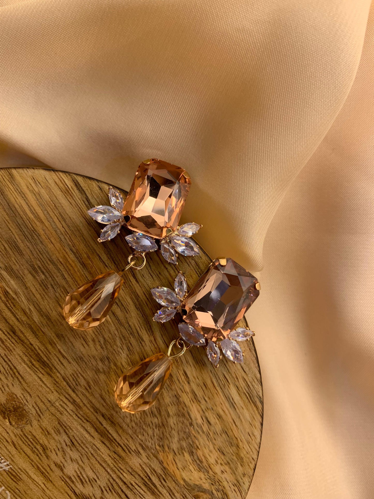 Crystal Stone Earrings