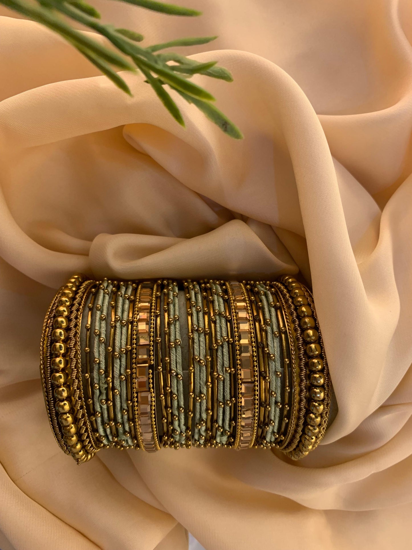 Golden Pista Bangle