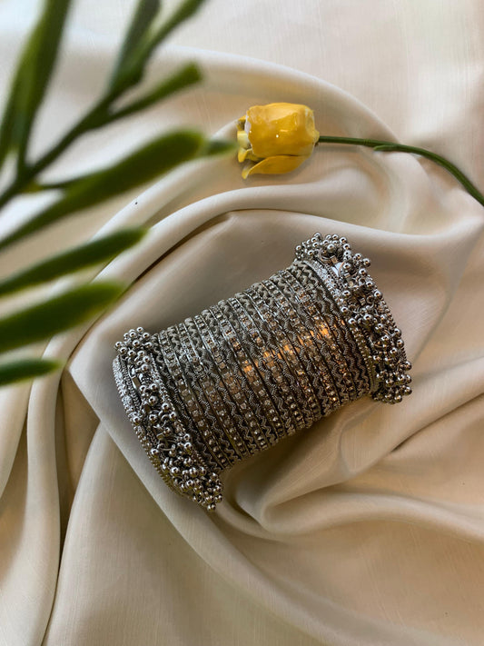 Naaz Silver Bangles