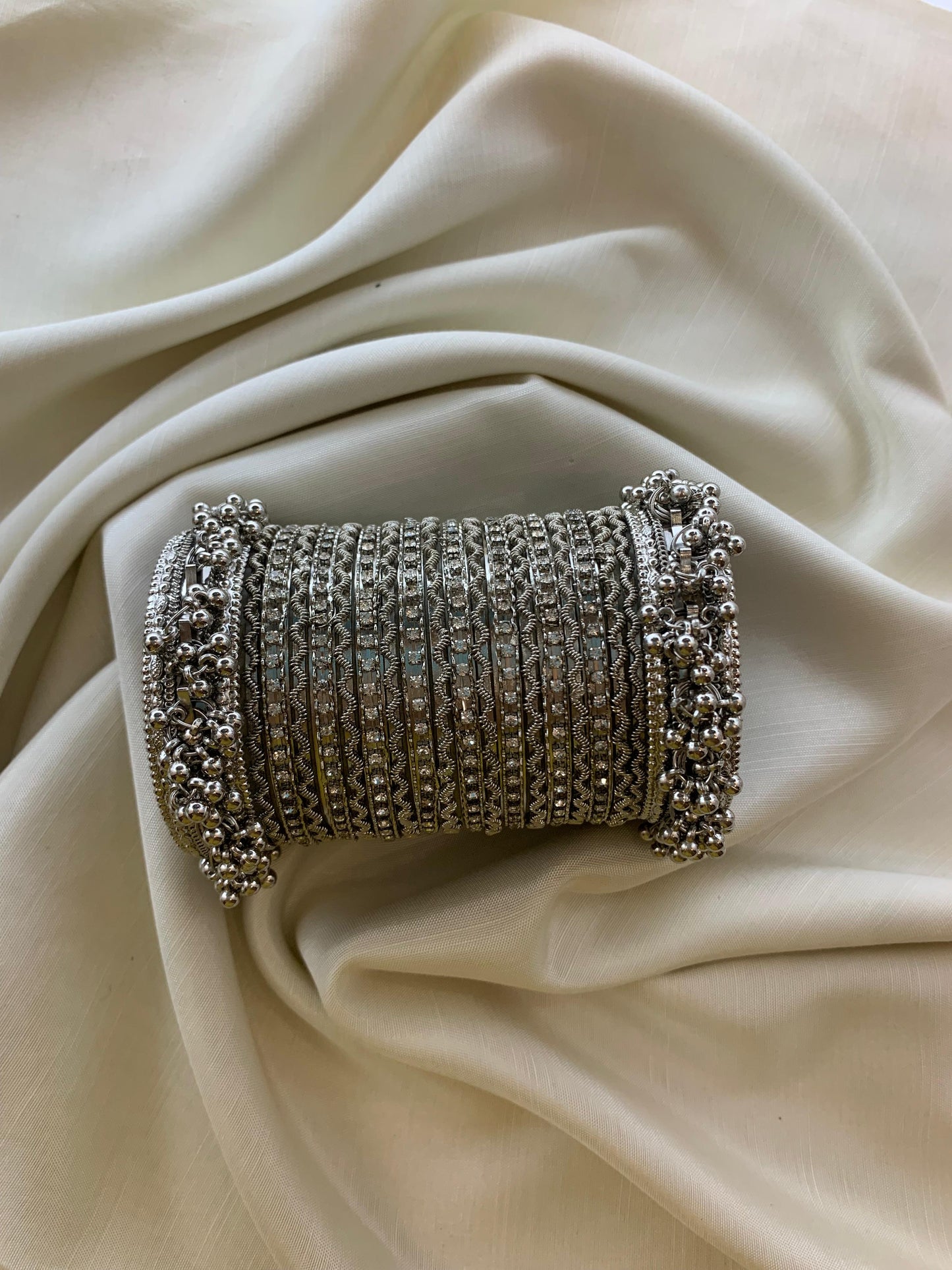 Naaz Silver Bangles