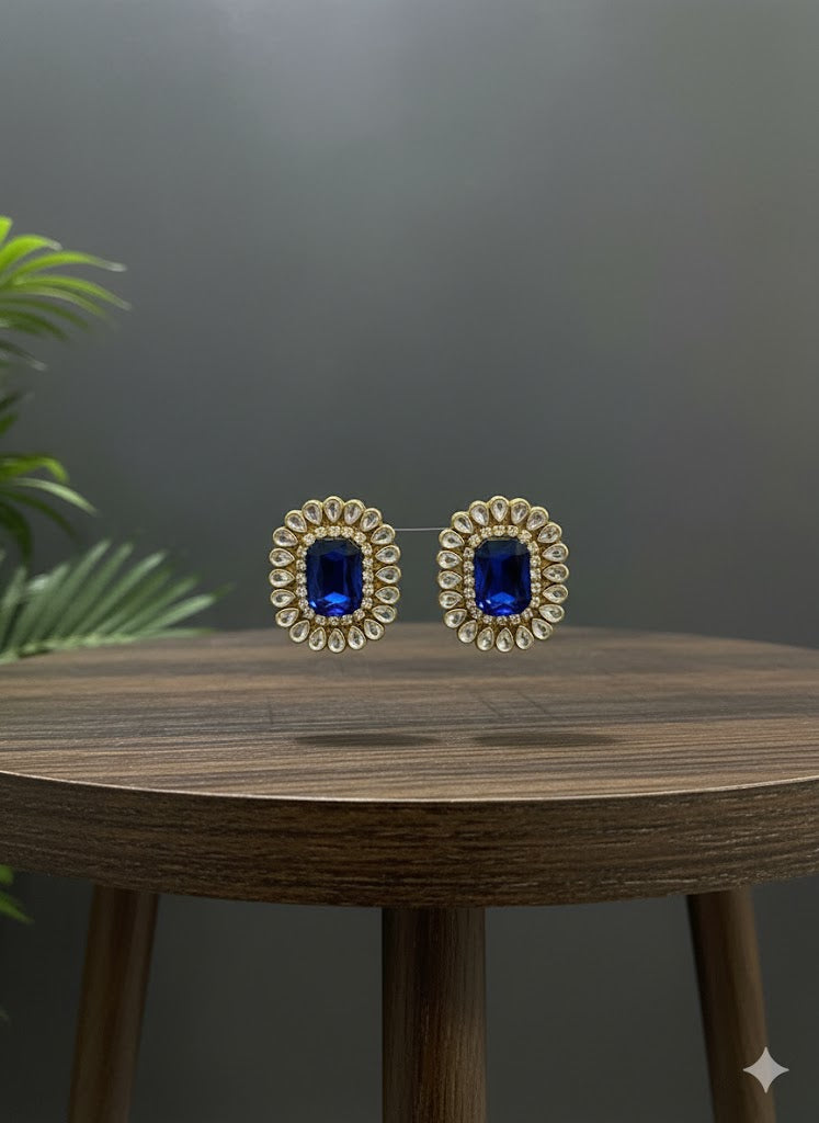 Crystal Stone Studs