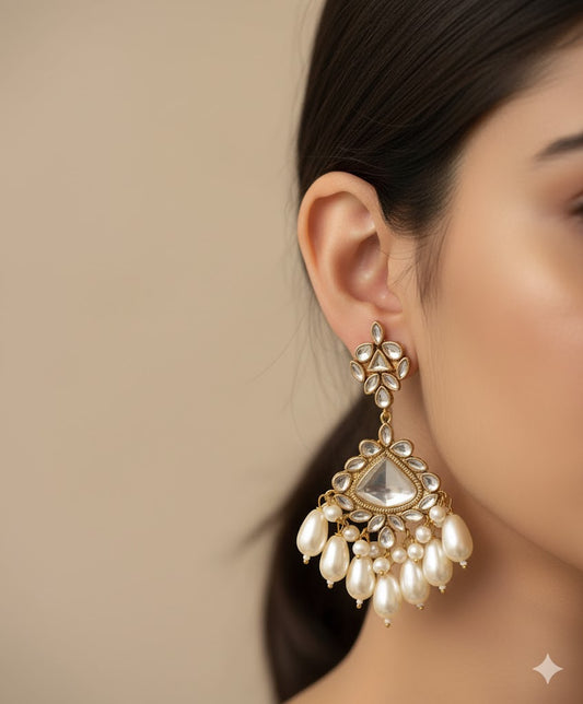 Jaipuri Stone Earring