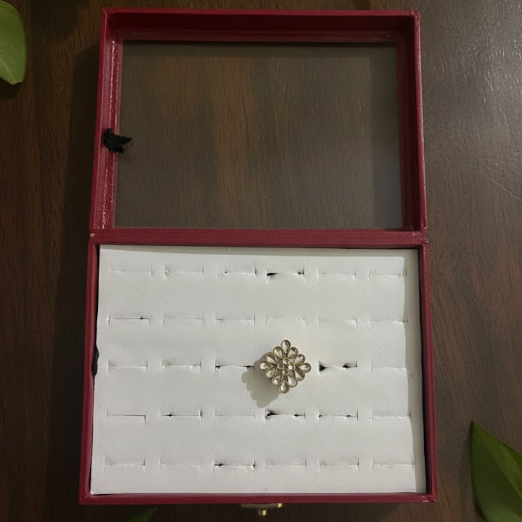 Nooré Halo Kundan Ring