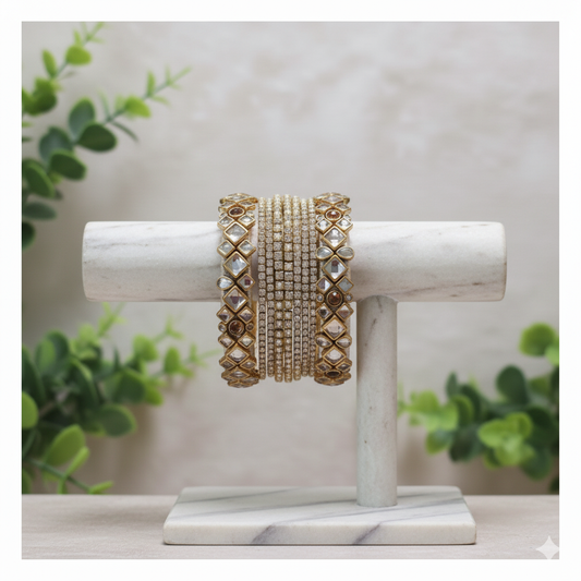 Silk Theard Kara Set