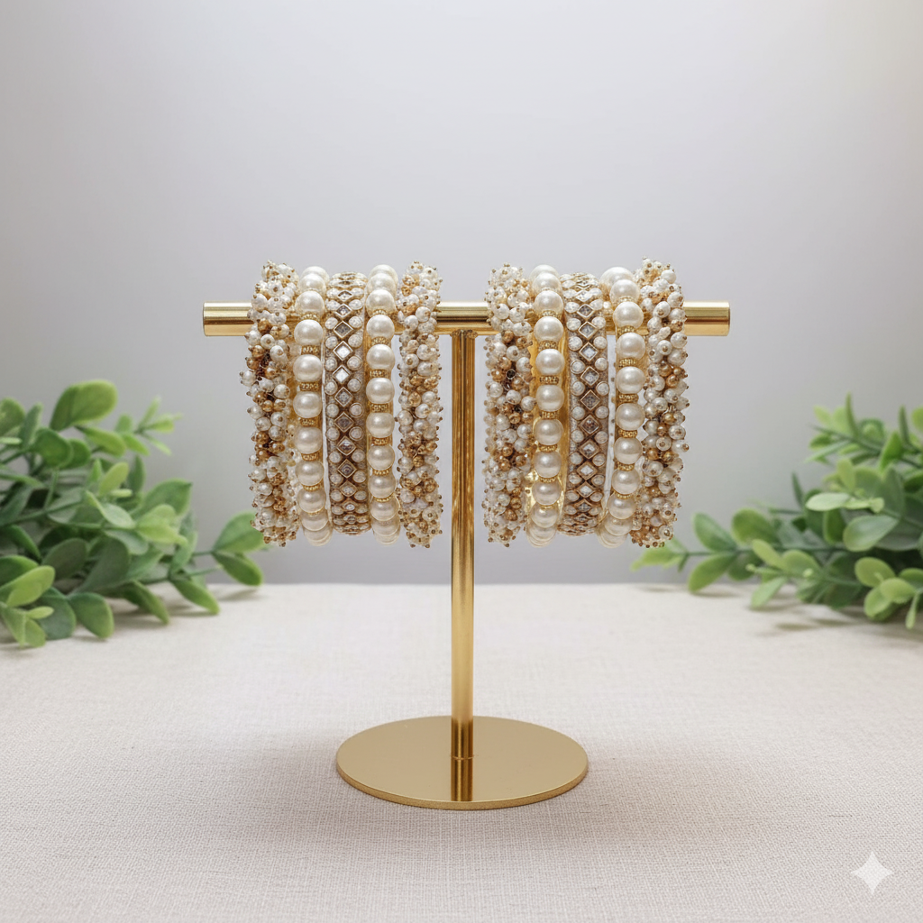 Gajra & Silk Kara Set - 2