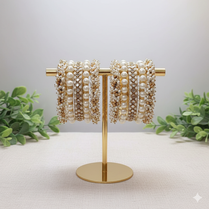 Gajra & Silk Kara Set - 2