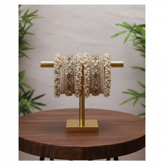 Gajra & Silk Kara Set