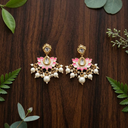 Indian Lotus Pearl Set