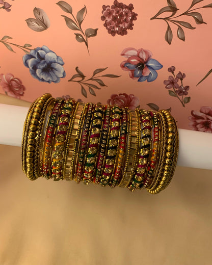 Multi-Colour Bangle Set