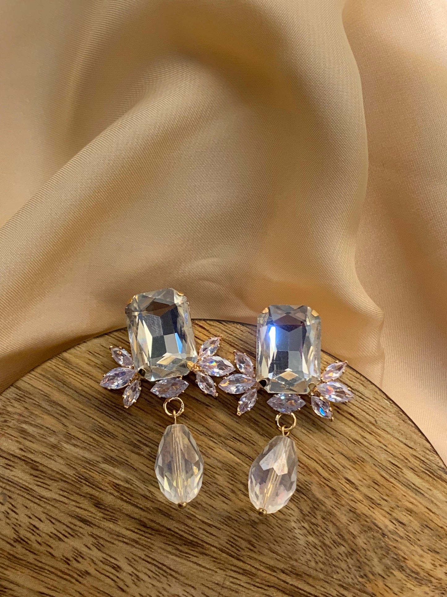 Crystal Stone Earrings