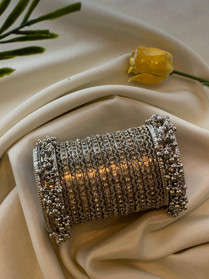 Naaz Silver Bangles