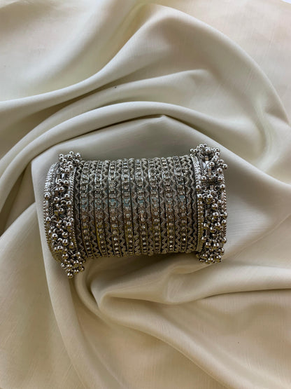 Naaz Silver Bangles