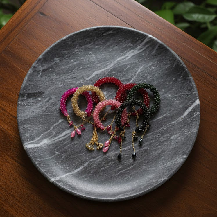 Lunara Gajra Pearl Bracelets