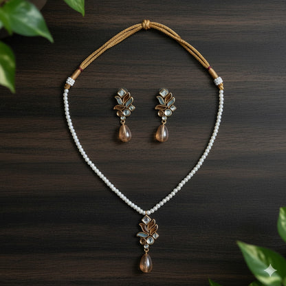 Jhalar Kundan Pearl String