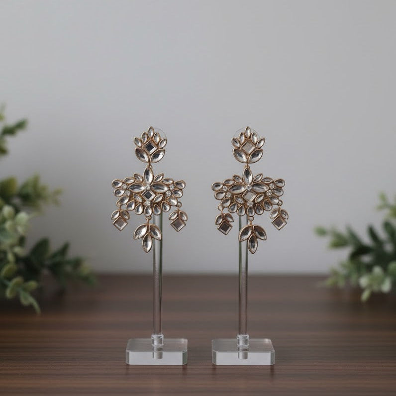 Heritage kundan earrings