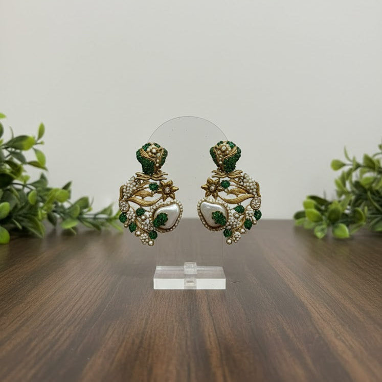 Sultan Pearl Noor Turkish Pendant & Earrings