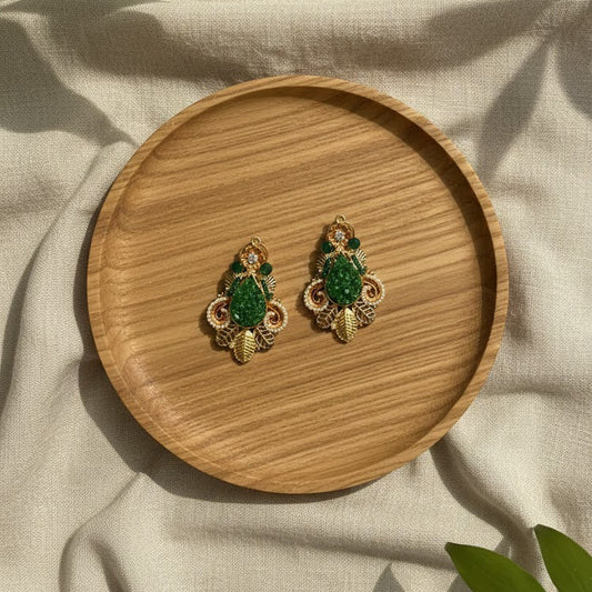 Crushed Stones Earrings  - 4 colours