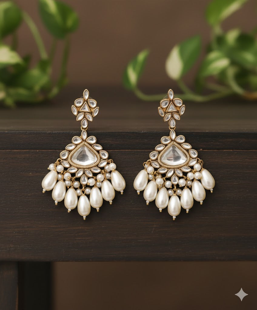 Jaipuri Stone Earring