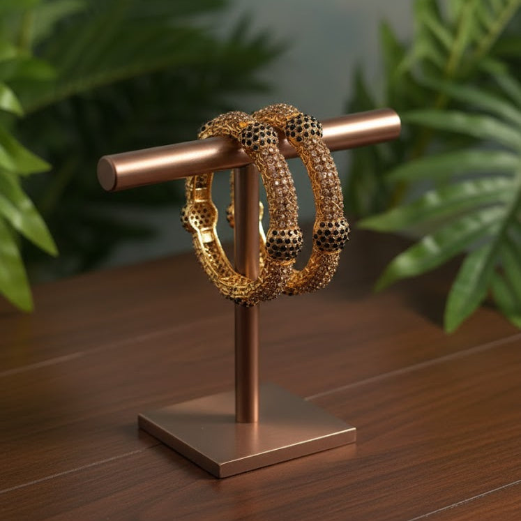 Zari Noor Traditional Indian Kara - Pair