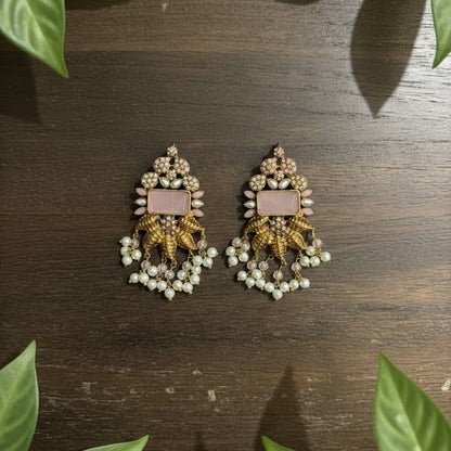 Nisa Élan Earrings - Pink