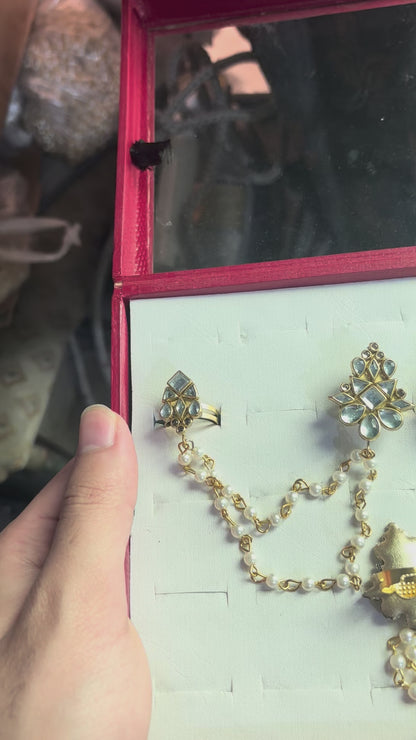 Double Ring - 2 Layer Chain (left hand)