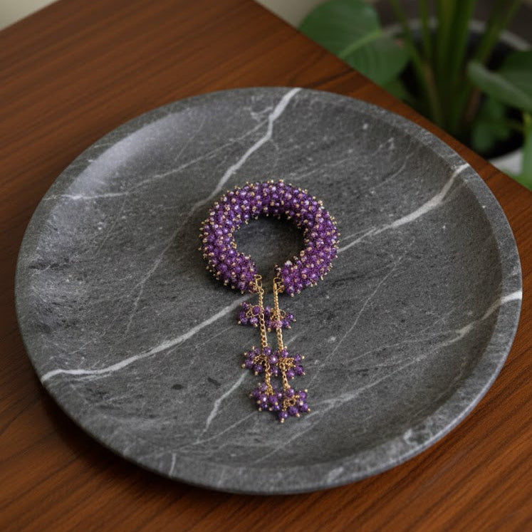 Heavy Lunara Gajra Pearl Bracelet