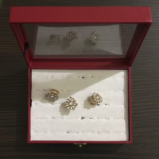 Arwa Minimal Kundan Ring