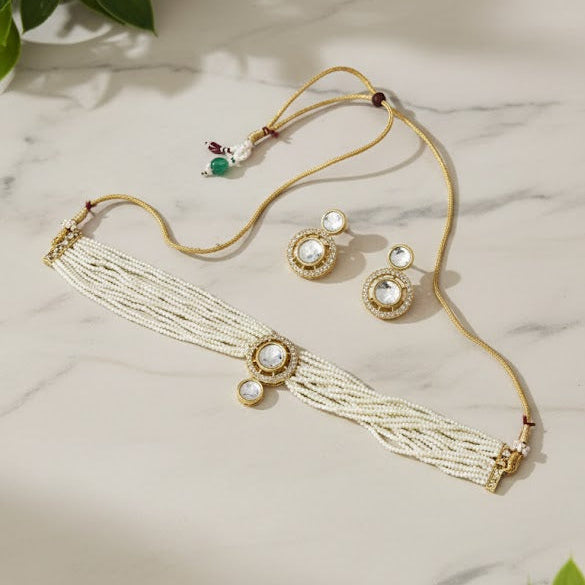 Zaylia Modern Metallic Set