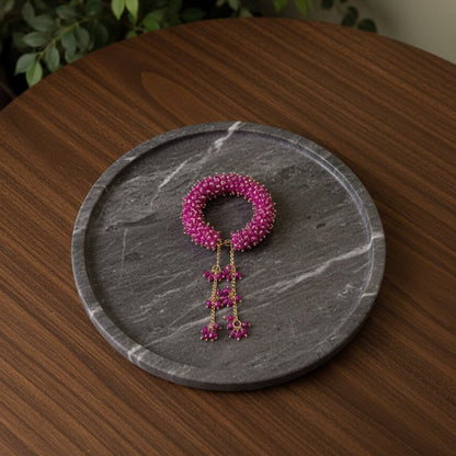 Heavy Lunara Gajra Pearl Bracelet