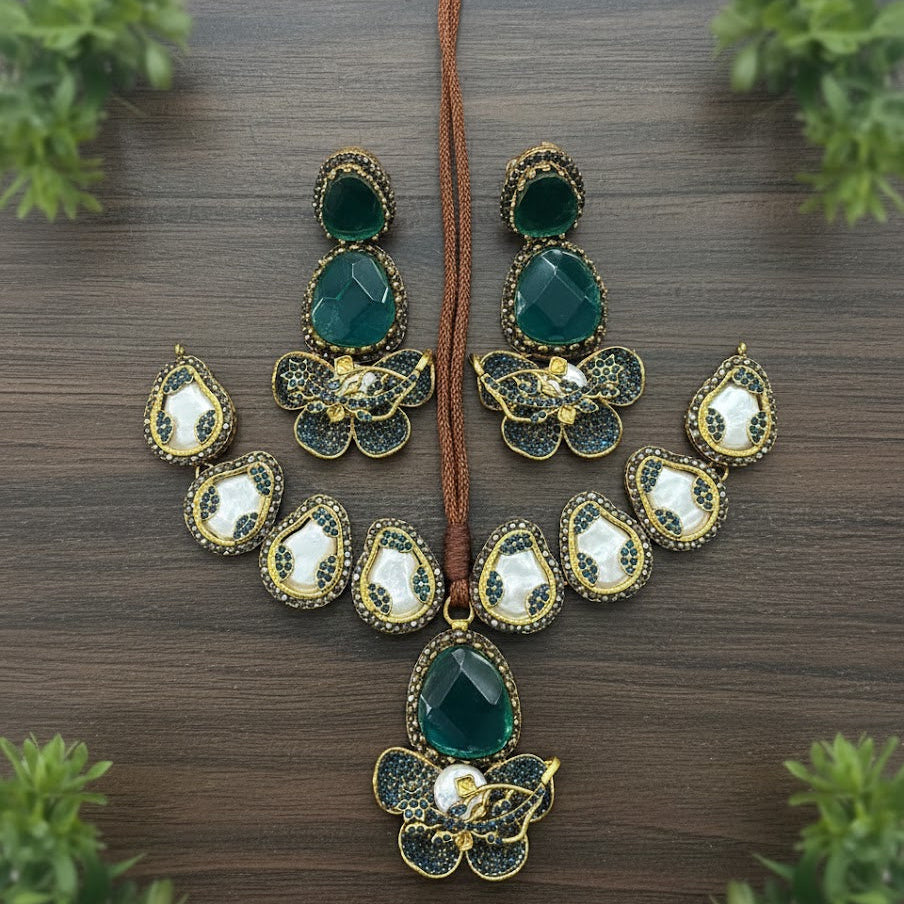 Emerald Ottoman Turkish Set