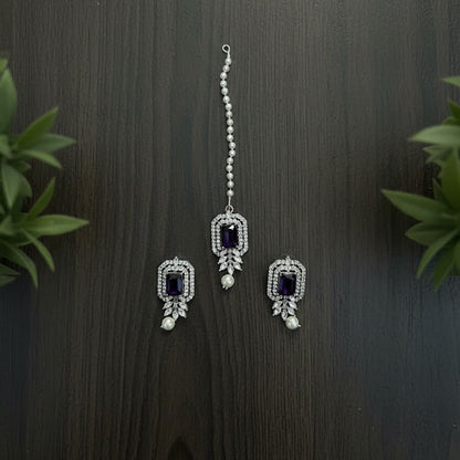 Amethyst Aura Choker Set